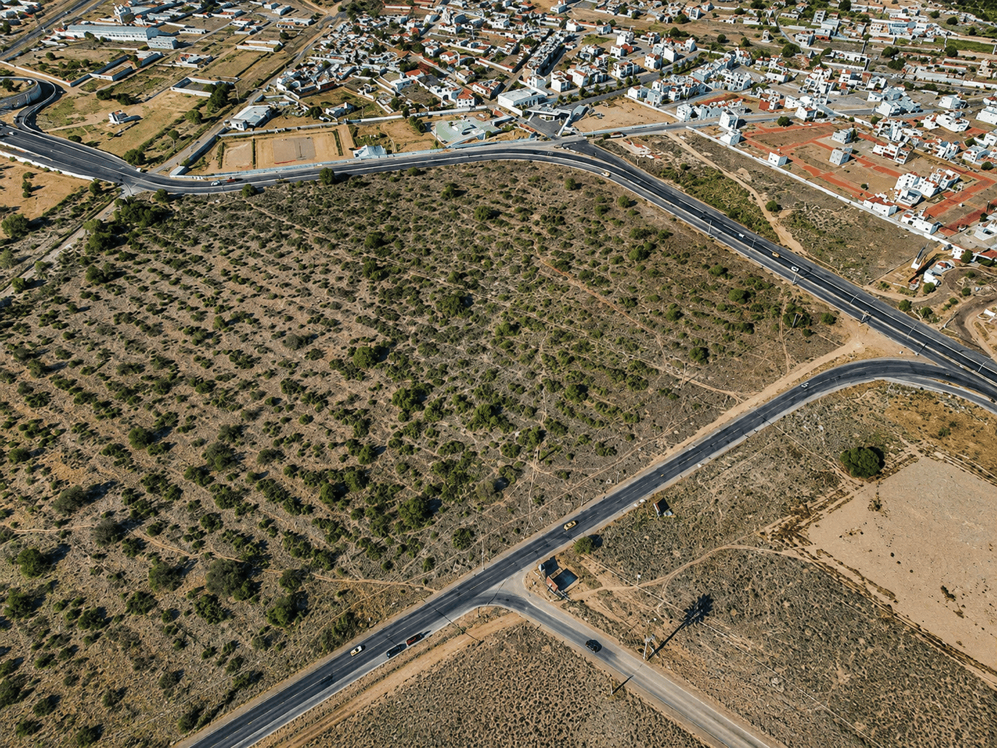 Vista aérea de Puerta Alaia en La Concepción Hidalgo